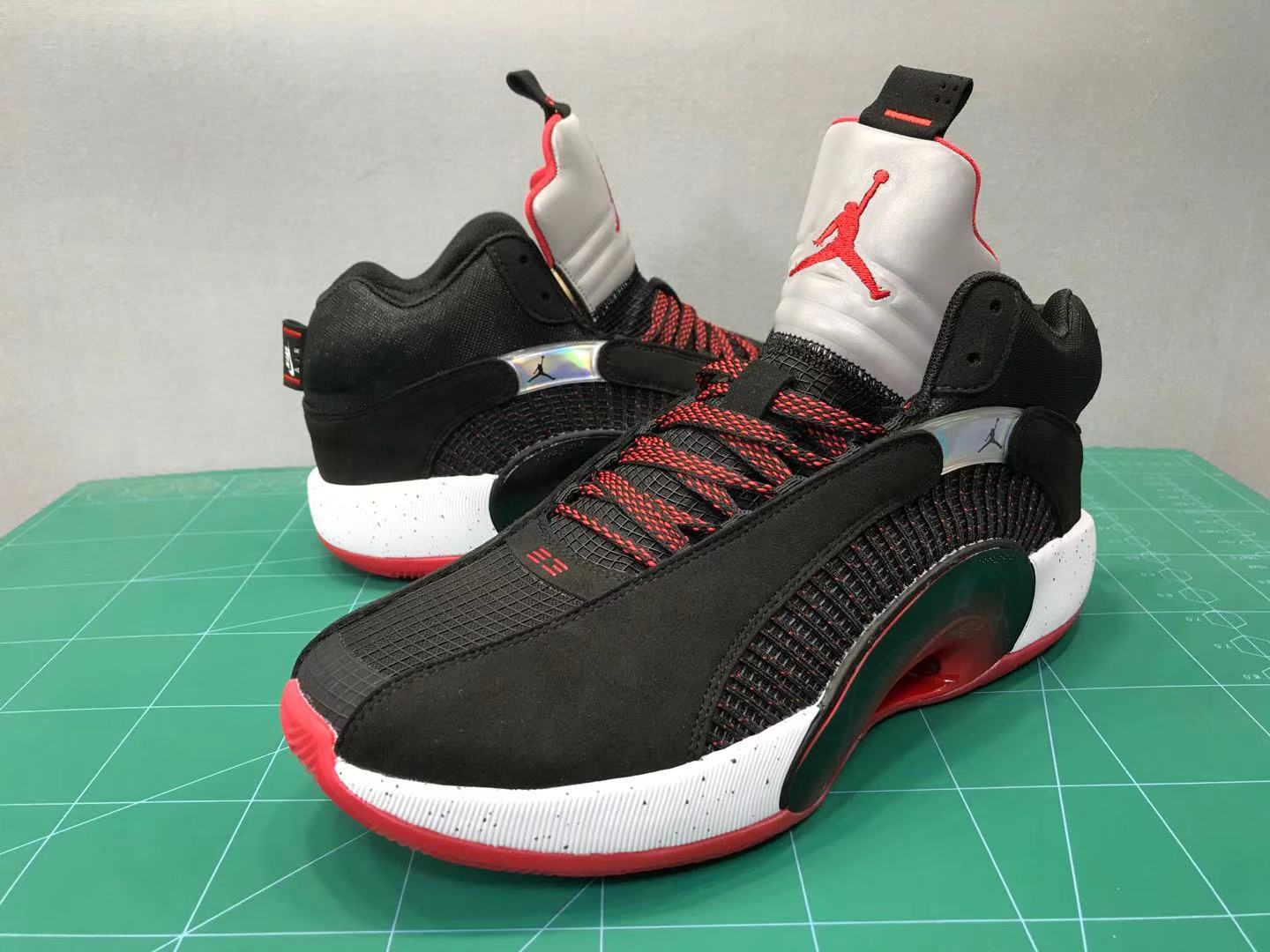 2020 Jordan 35 Black Red White - Click Image to Close